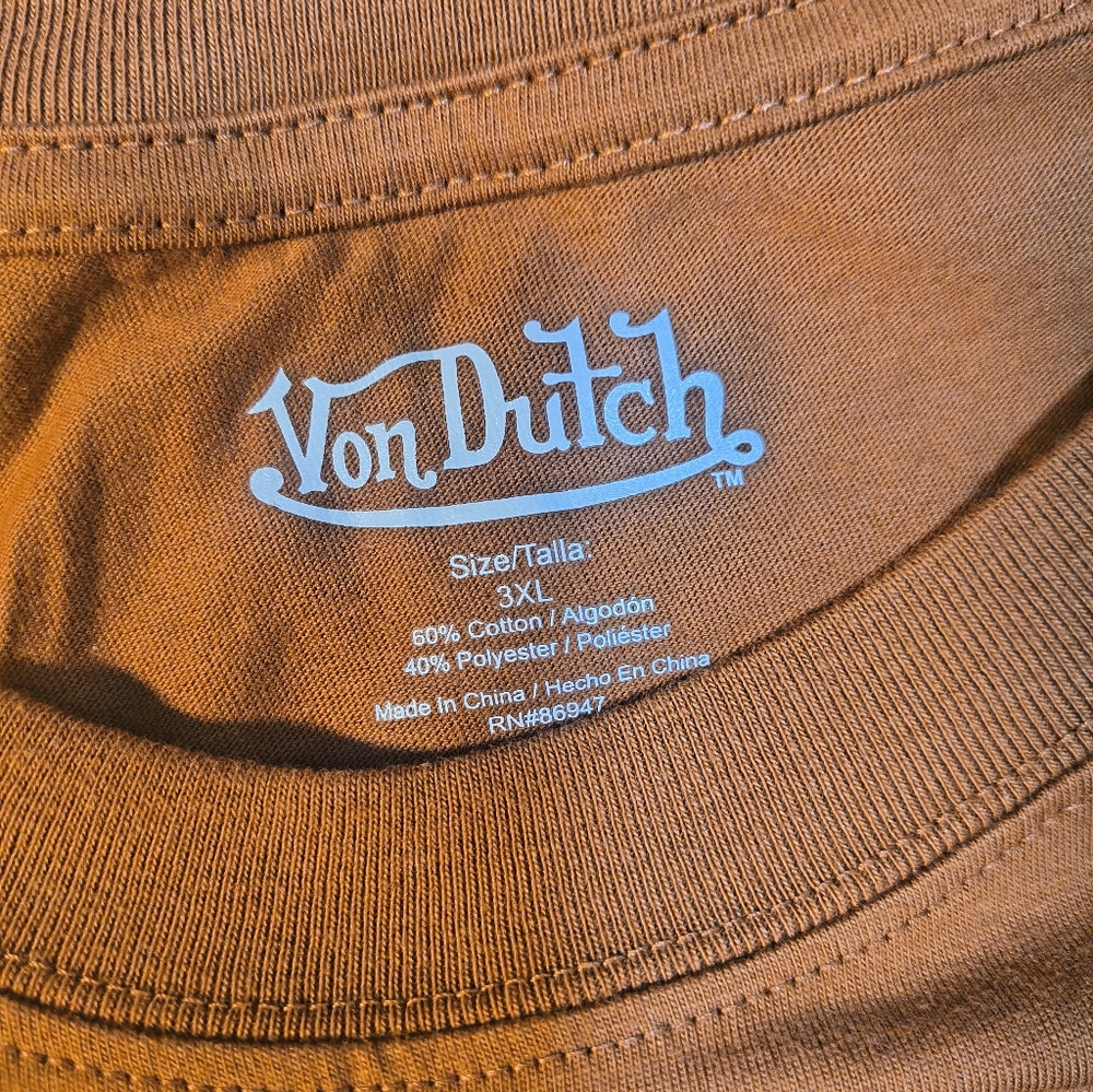 Von Dutch "Eagle Skull" T Shirt Size 3XL - Picture 4 of 5